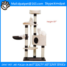 Nuevo diseño de moda de estilo Funny Cat Tree con Sisal Pole